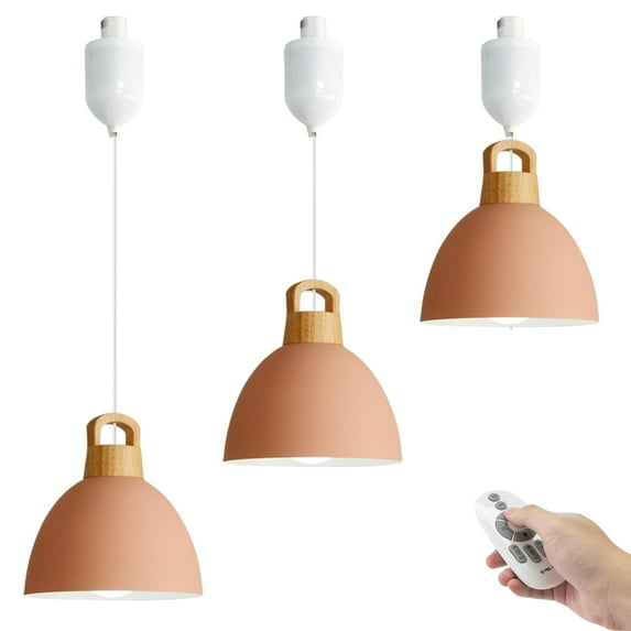 Kiven H-Type Track Lighting Adjustable Length, 3-Light Modern Halo Track Pendant Light with Iron Lampshade, H Track Light Pedant for Bedroom Kitchen Island