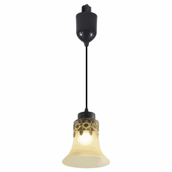 Kiven H-Type track lighting pendants Adjustable Height,1-Light Modern Frosted Glass h track pendant lights,Decorative Track Lighting Fixture for Kitchen Island Hallway TB3507