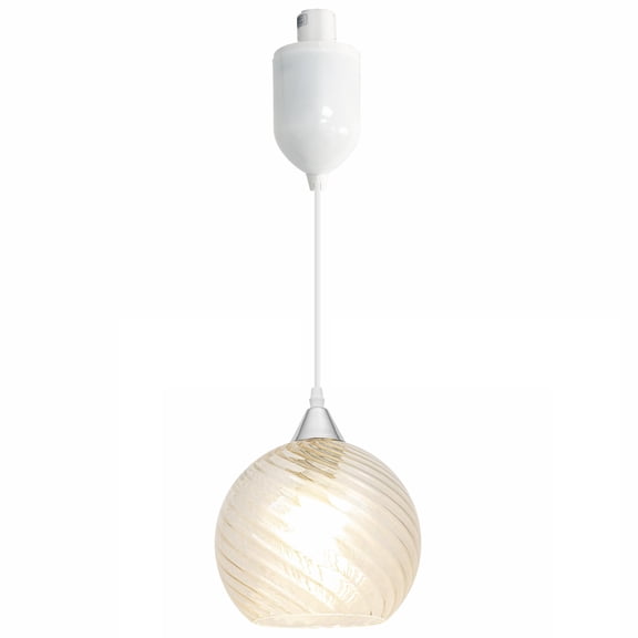 Kiven H-Type track lighting pendants Adjustable Height,1-Light Modern Glass h track pendant lights ,Decorative Track Lighting Fixture for Kitchen Island Hallway TB3601