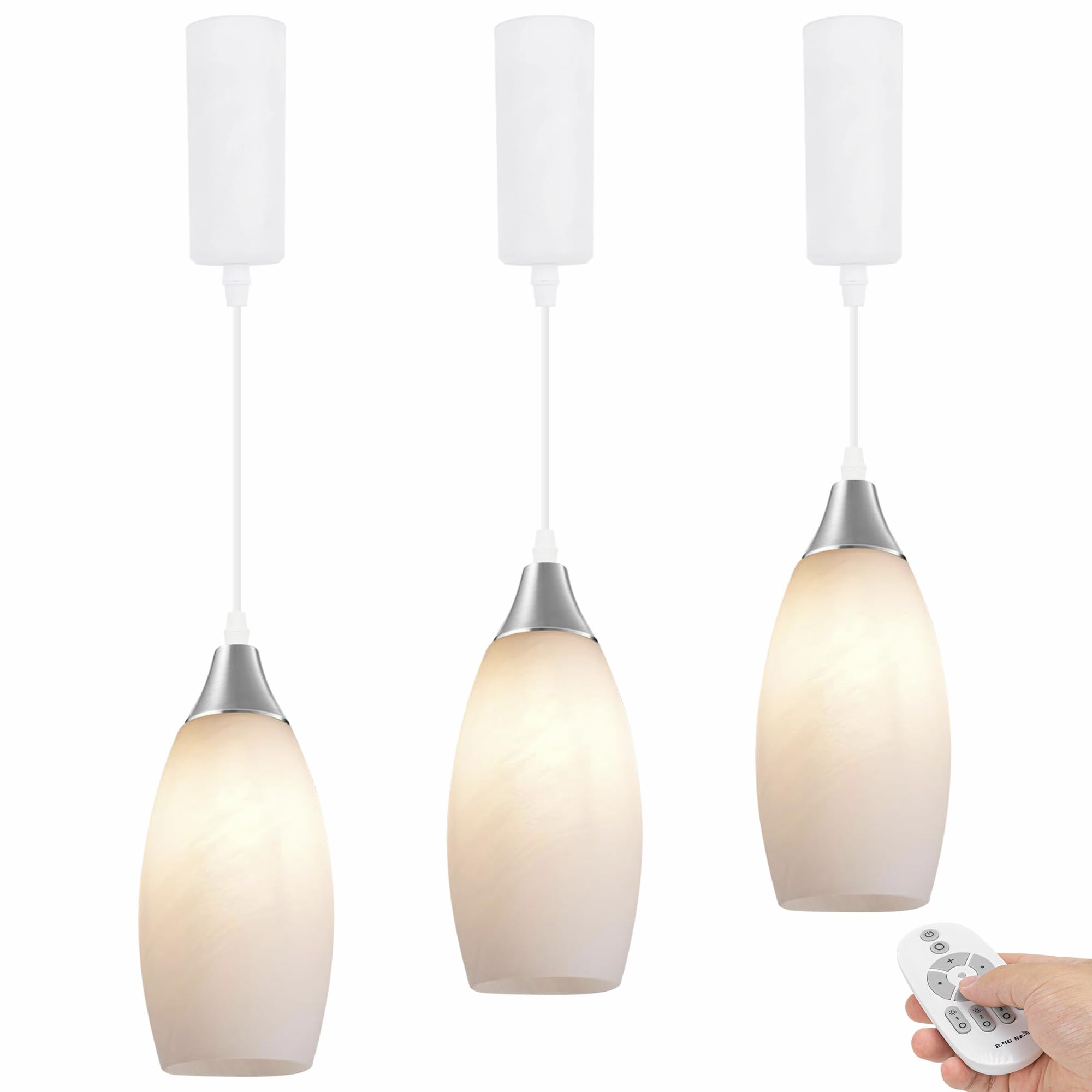 Kiven H-Type track lighting pendants Adjustable Height,Dimmable Modern ...