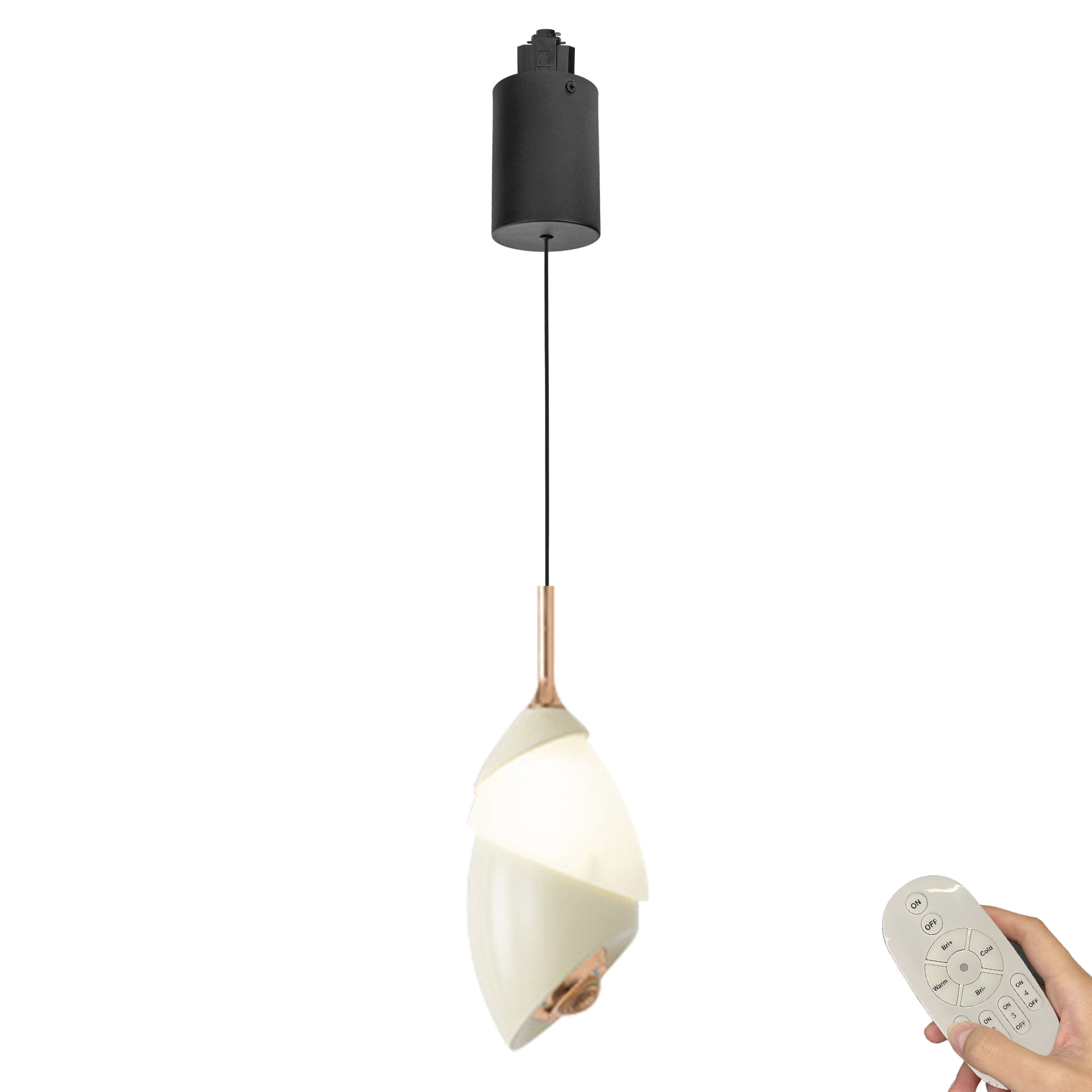 Kiven JType LED Track Lighting, 1Light Modern Dimmable Juno Track