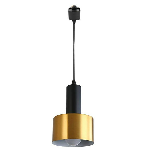 Kiven J-Type Track Light, 1-Light industrial Juno Track Pendant Lighting Fixtures E26 Socket