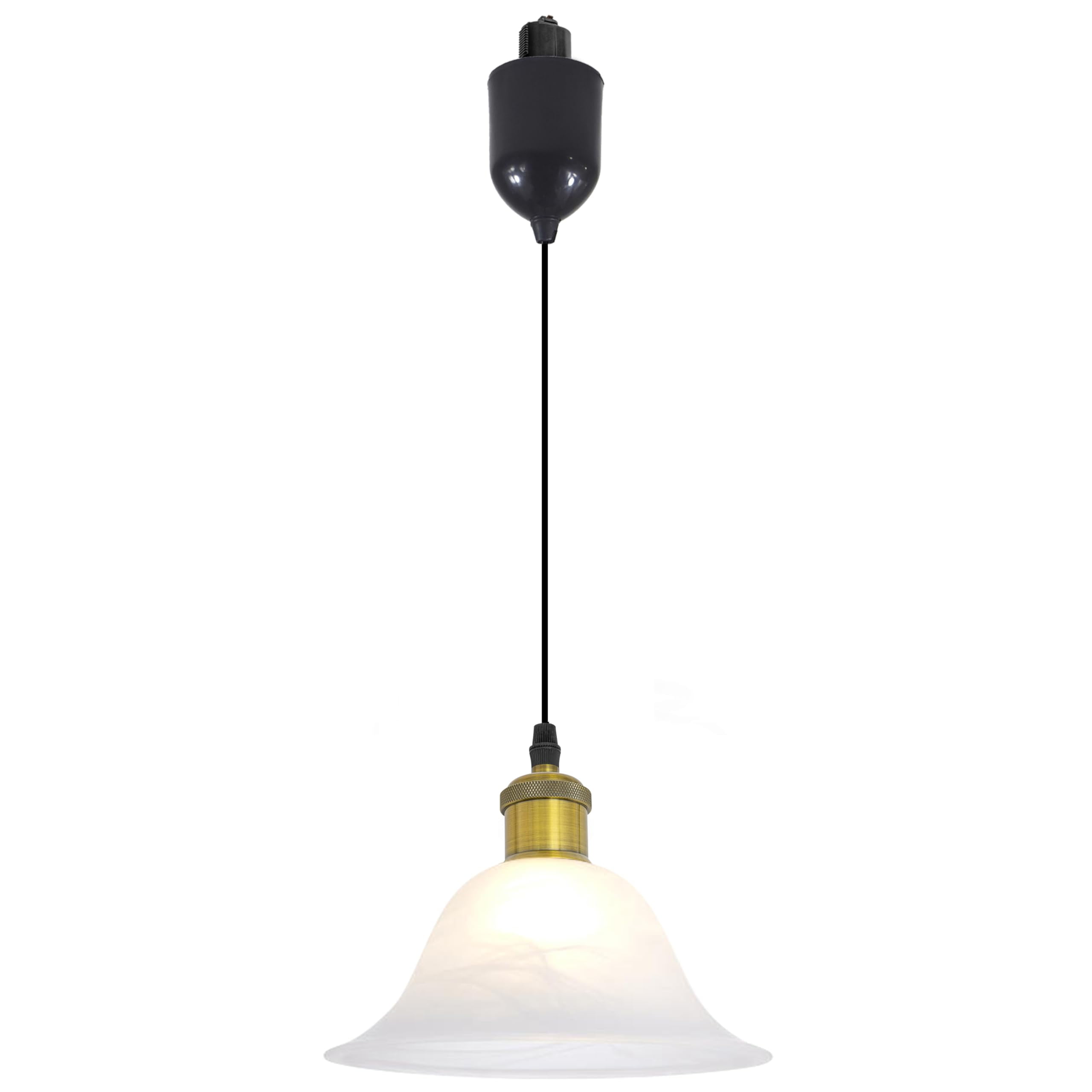 Kiven JType Track Lighting Pendants Adjustable Height,Modern J Track