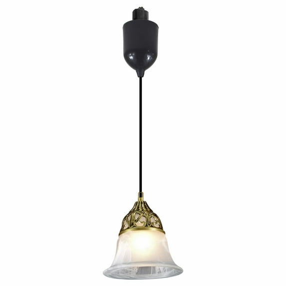 Kiven J-Type track lighting pendants Adjustable Height,1-Light Modern Frosted Glass J track pendant lights,Decorative Track Lighting Fixture for Kitchen Island Hallway TB3509