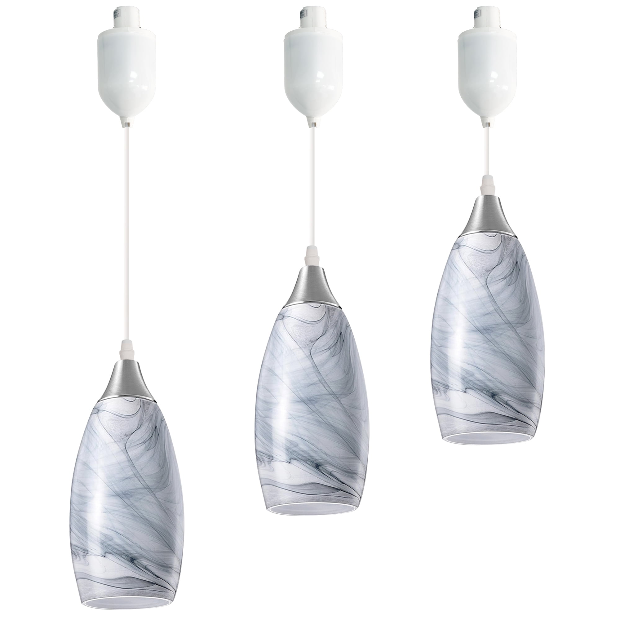 Kiven JType track lighting pendants Adjustable Height,Modern J track