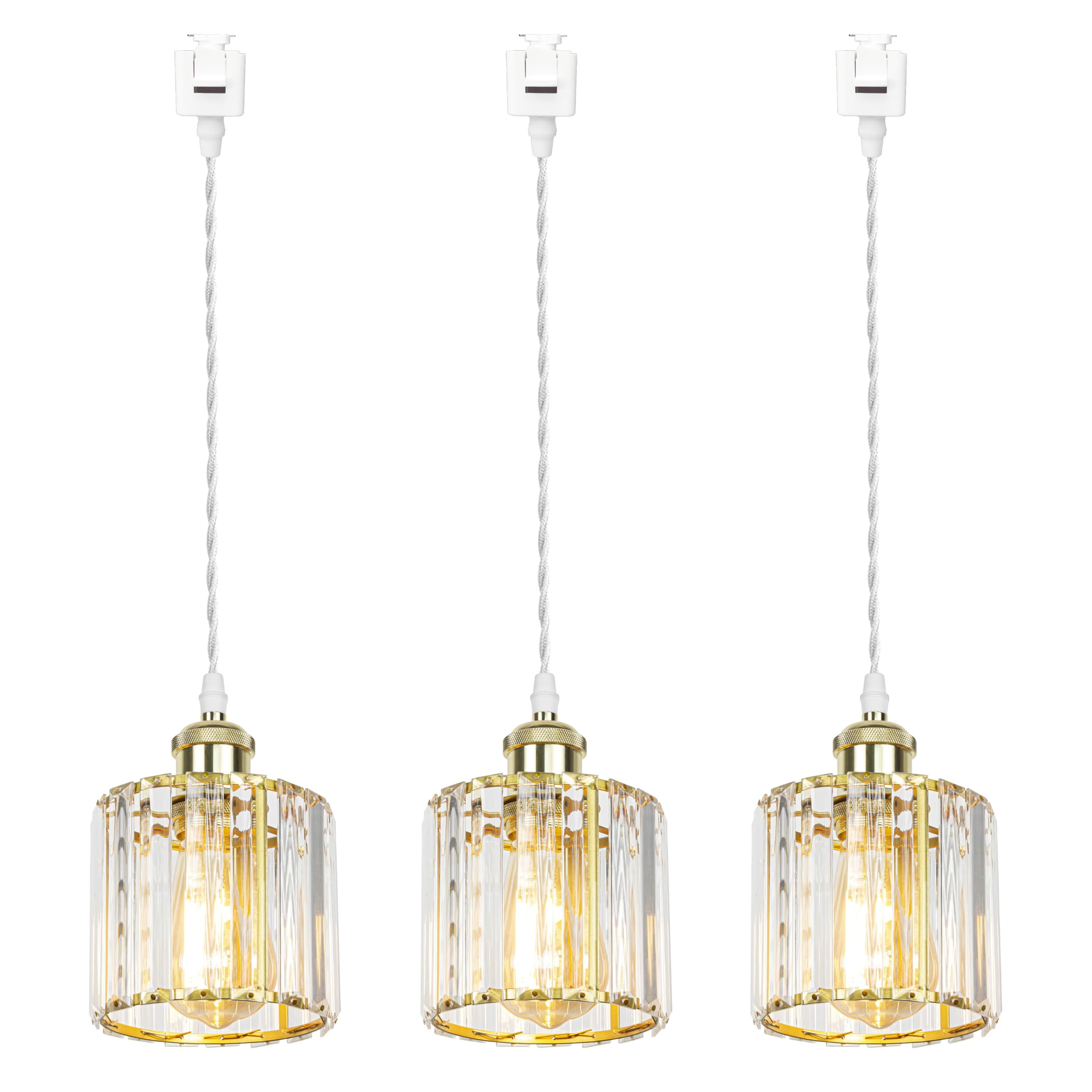 Kiven JType track lighting pendants,Crystal J track pendant lights