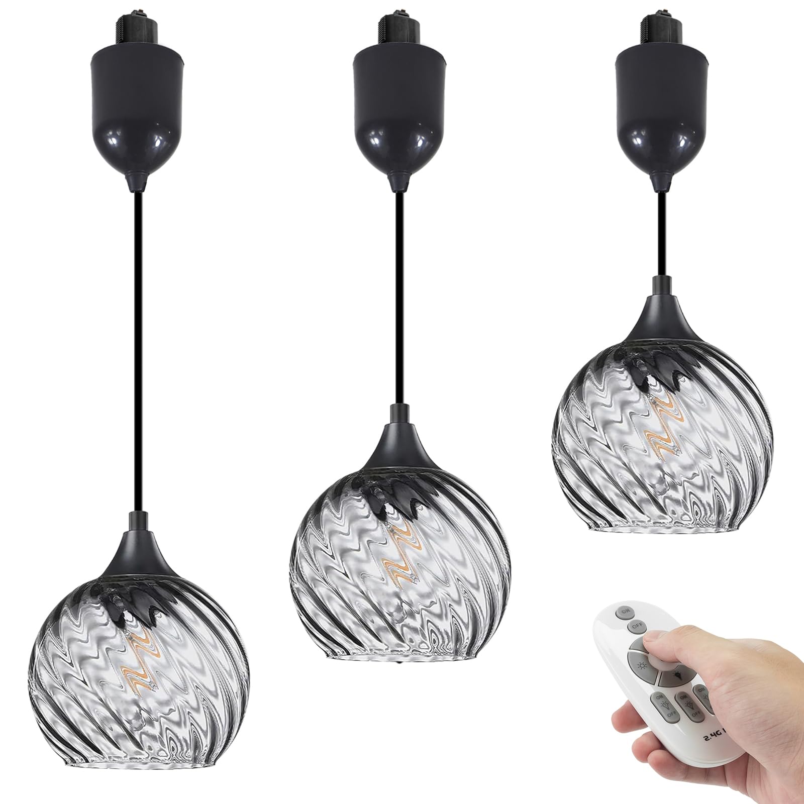 Kiven JType track lighting pendants Dimmable,Modern J track pendant