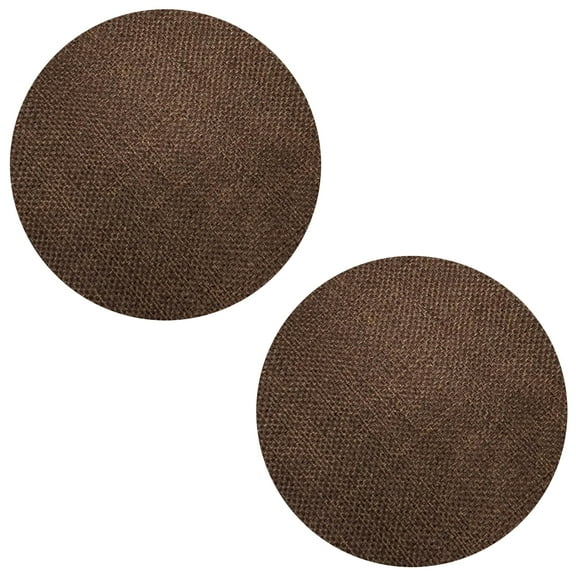 Kiven Led Light Cover,Lampshade Diffuser, 3.5in in Dia,Brown Fabric Diffuser, LED Light Blocking Stickers for Recessed Light/Can Light, Table Lamp, Ceiling Light, Downlight