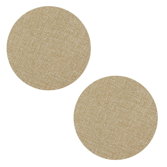 Kiven Led Light Cover,Lampshade Diffuser, 3.5in in Dia,Jute Fabric Diffuser, LED Light Blocking Stickers for Recessed Light/Can Light, Table Lamp, Ceiling Light, Downlight