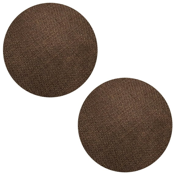 Kiven Led Light Cover,Lampshade Diffuser, 4.7in in Dia,Brown Fabric Diffuser, LED Light Blocking Stickers for Recessed Light/Can Light, Table Lamp, Ceiling Light, Downlight