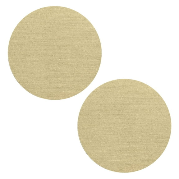 Kiven Led Light Cover,Lampshade Diffuser Beige Fabric Diffuser,4.7in Round Diffuser, LED Light Blocking Stickers for Recessed Light/Can Light, Table Lamp, Ceiling Light, Downlight