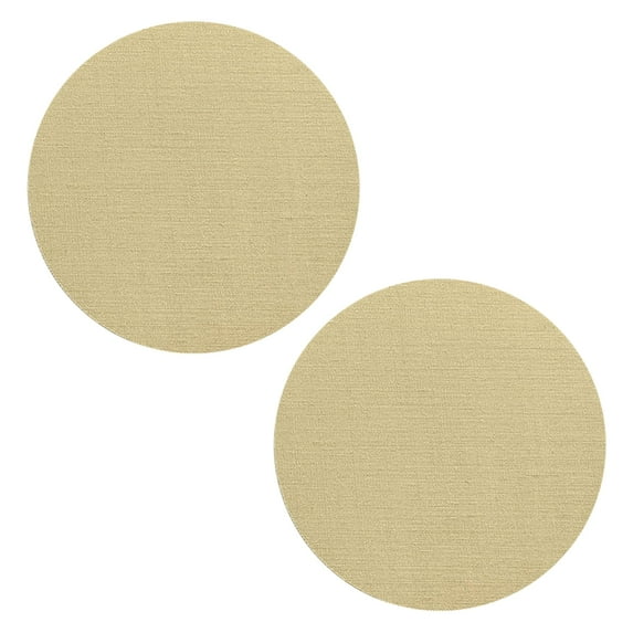 Kiven Led Light Cover,Lampshade Diffuser Beige Fabric Diffuser,4in Round Diffuser, LED Light Blocking Stickers for Recessed Light/Can Light, Table Lamp, Ceiling Light, Downlight