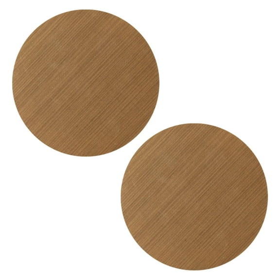 Kiven Led Light Cover,Lampshade Diffuser Brown Fabric Diffuser,4.7in Round Diffuser, LED Light Blocking Stickers for Recessed Light/Can Light, Table Lamp, Ceiling Light, Downlight