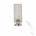 thumbnail image 1 of Kiven Modern Plug in Table Lamp, Dimmable Desk Lamp with Crystal Iron Lampshade with Timing Setting, 1 of 7