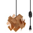 thumbnail image 1 of Kiven Pendant Light Equipped with Dimmable Lighting Wire（177.16"）,3xE26 Socket 1-Light Macarron Individual and Creative Pendant Light-Deep Treestory(Bulb Not Included), 1 of 7
