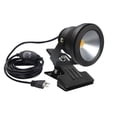 thumbnail image 1 of Kiven Plug in Spotlight 10W Waterproof LED Clip-on Light, Black Finish Plug in Landscape Light with 9.84ft Plug in Cord and On/Off Switch for Hallway Garden Patio Yard Flag(Warm White), 1 of 5