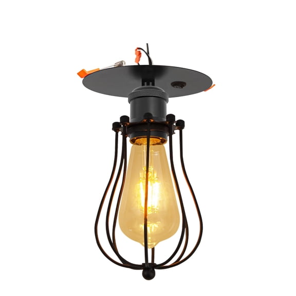 Kiven RV Boat Recessed Ceiling Light, 12V Led Light with ON/OFF Switch and E26 Socket, Industrial 3000K/Warm White 6W Aluminum Interior Lighting for Under Cabinet Camper Van RV Motorhome TB0103