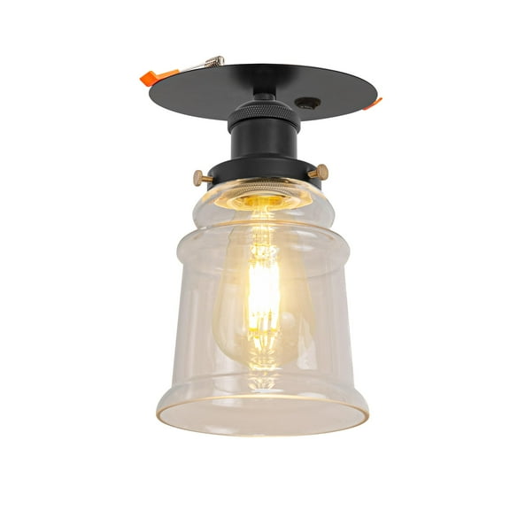 Kiven RV Boat Recessed Ceiling Light, 12V Led Light with ON/OFF Switch and E26 Socket, Modern 3000K/Warm White 6W Aluminum Interior Lighting for Under Cabinet Camper Van RV Motorhome TB0213