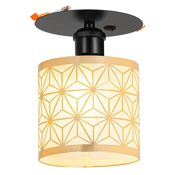 Kiven RV Boat Recessed Ceiling Light, 12V Led Light with ON/OFF Switch and E26 Socket, Modern 3000K/Warm White 6W Aluminum Interior Lighting for Under Cabinet Camper Van RV Motorhome DZ0476