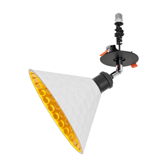 Kiven Retrofit Recessed Lighting with E26 Power Outlet Adapter, 4/5/6 Inch Replacement Conversion Kit Adjustable Angle,1-Light Farmhouse Pendant Lighting for Kitchen Home TB2776-W
