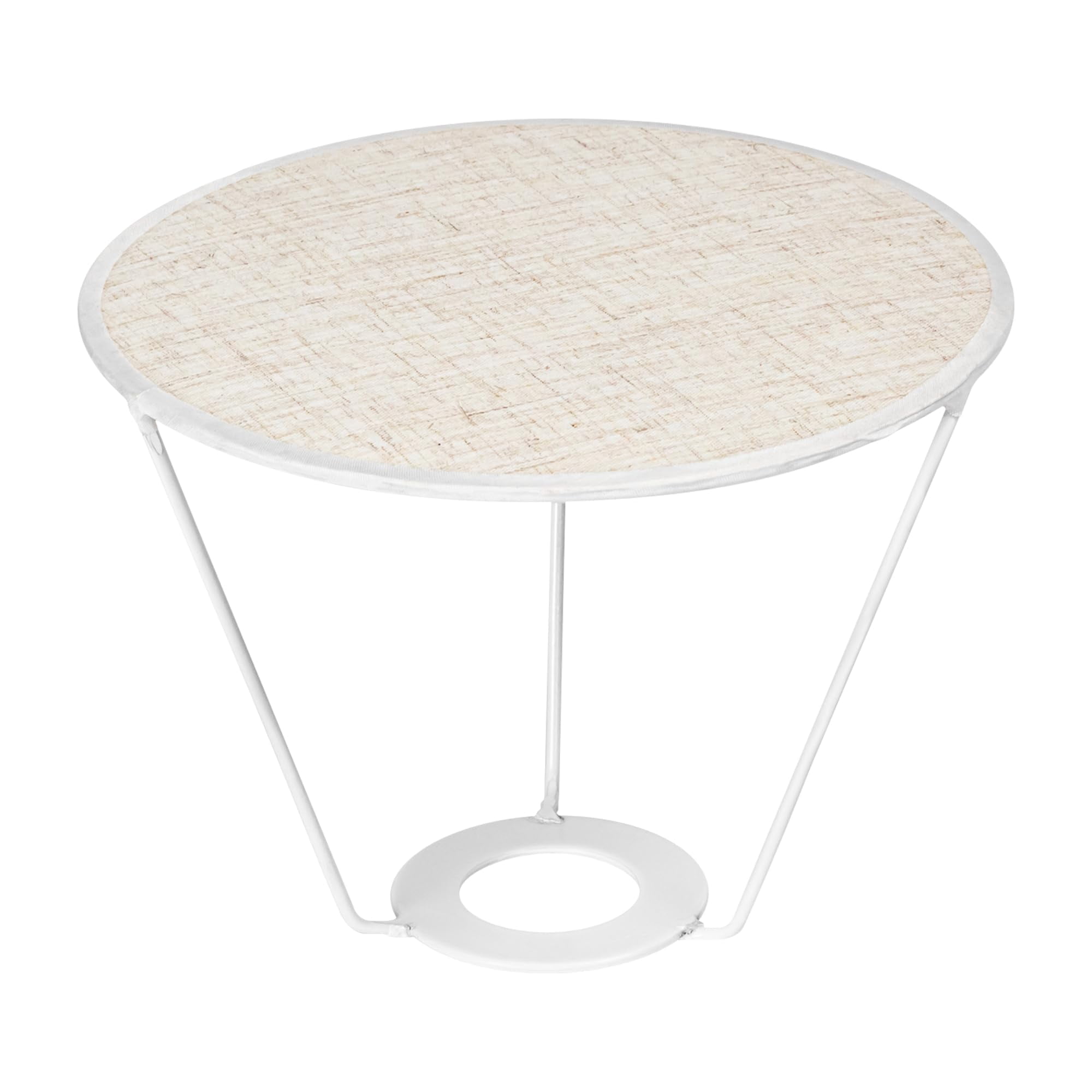 Kiven Round Diffuser Shade with φ1.57" Harp Holder,1 Pack Fabric Lamp ...