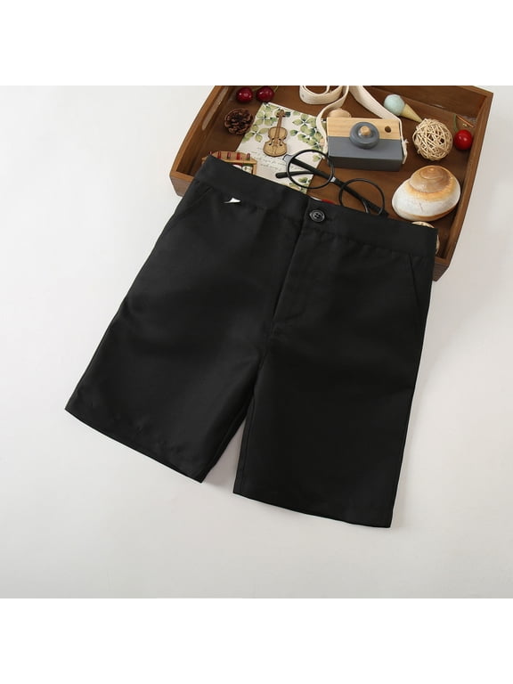 Boy Shorts Fashion Cute Casual Shorts Thin Solid Pants Size 2T-14Y