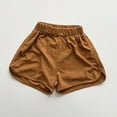 thumbnail image 1 of Kiviey Girls Athletic Shorts 100% Cotton Casual Sports Shorts Solid Pants Size 2T-10Y, 1 of 3