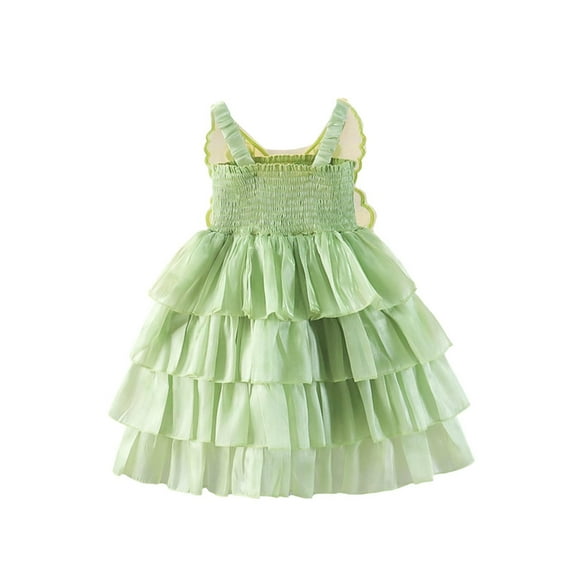 Kiviey Girls Princess Dress Puffy Tulle Skirt Birthday Party Gown Size 12M-2T