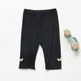 thumbnail image 1 of Kiviey Girls Shorts Cotton Casual Leggings Shorts Elastic Waisted Five Quarter Pants Size 12M-2T, 1 of 4