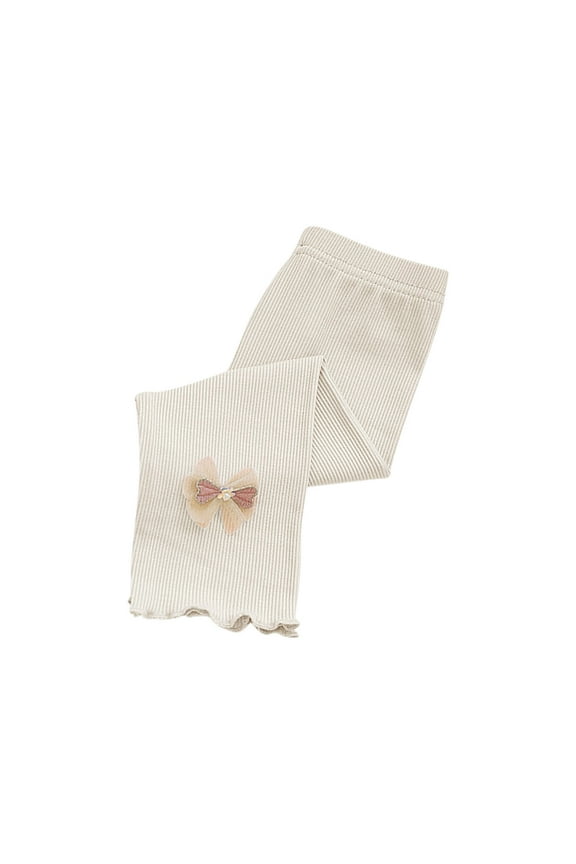 Shorts for Girls Cotton Casual Leggings Shorts Cropped Elastic Waisted Thin Pants Size 12M-7Y