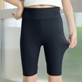 thumbnail image 1 of Kiviey Shorts for Girls Yoga Leggings Shorts Solid Five Quarter Pants Size 11-12, 1 of 1