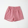 thumbnail image 1 of Kiviey Summer Shorts for Girls Cotton Linen Ice Fashion Cute Shorts Loose Solid Plaid Pants Size 12M-9Y, 1 of 8