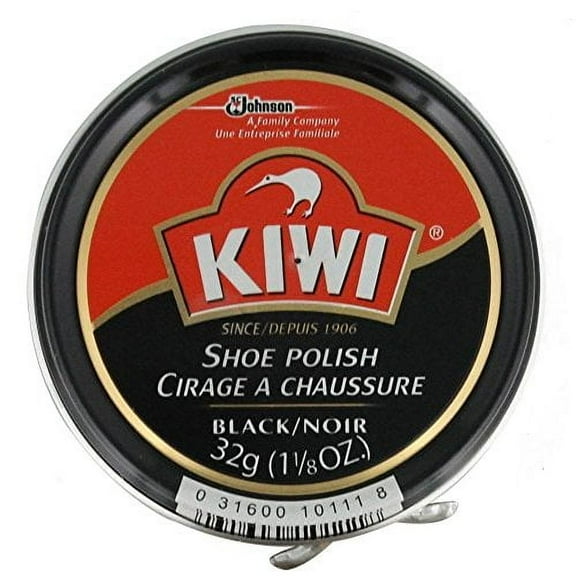 Kiwi 10111 Shoe Paste Polish 1-1/8 Ounce, Black