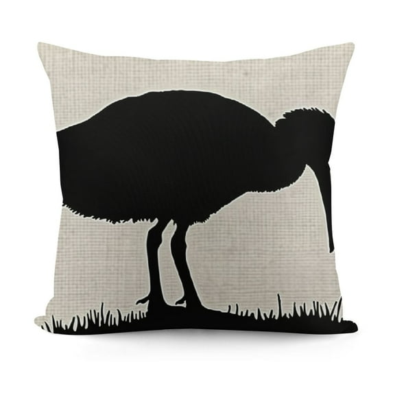 Kiwi Bird - Decorative - Kiwi - New Zealand National Symbol Print Cushion - Bird Throw