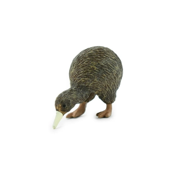 Kiwi Bird, Museum Quality, Rubber Bird, Hand Painted, Realistic Toy Figure, Model, Replica, Kids, Educational, Gift, 2 1/2" CH209 BB118