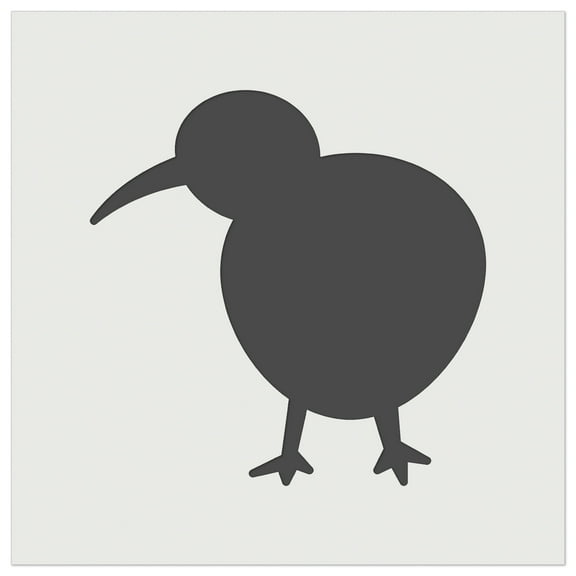 Kiwi Bird Solid DIY Cookie Wall Craft Stencil - 3.5 Inch
