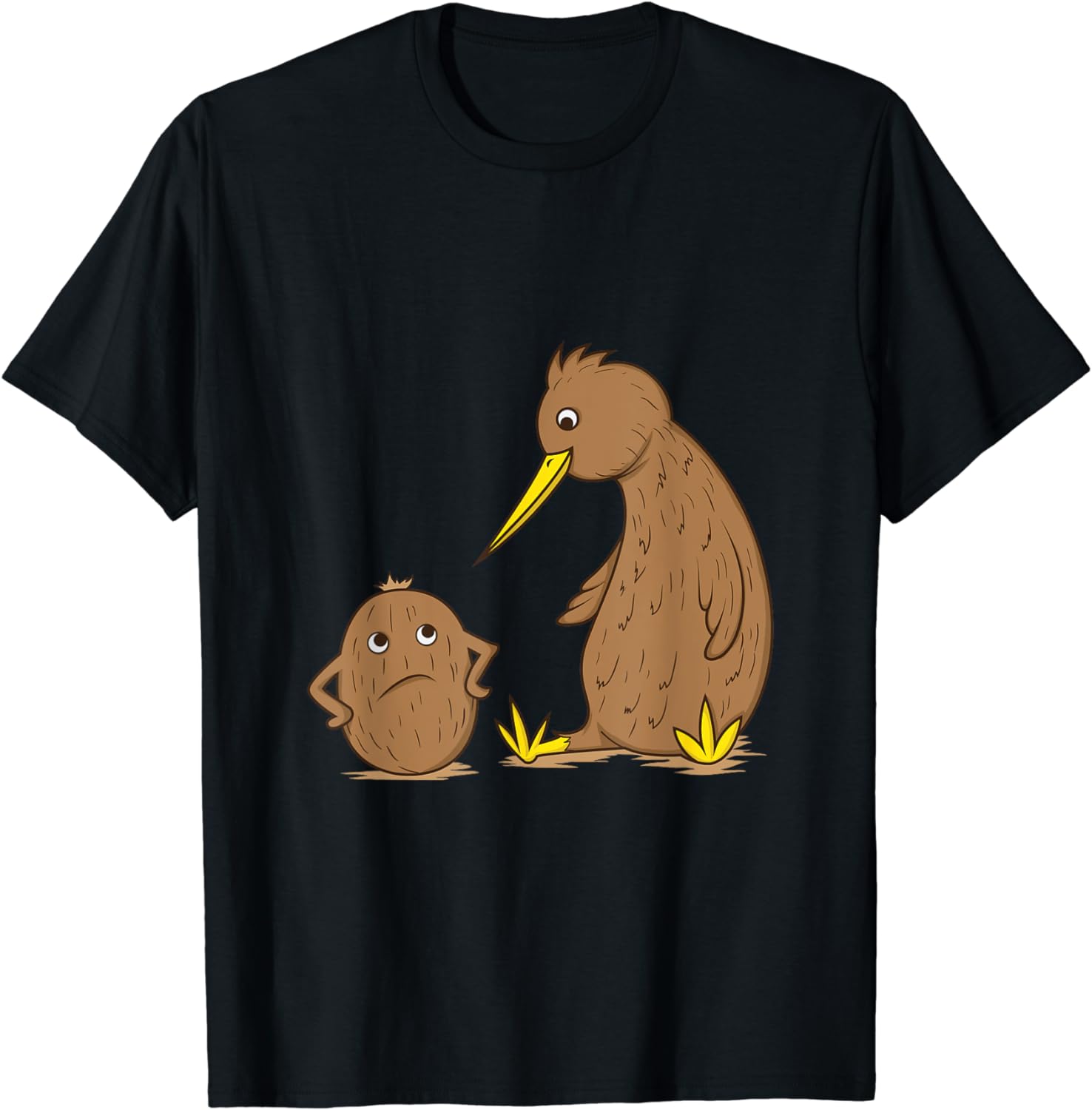 Kiwi Bird converses with Kiwi Fruit TShirt