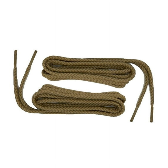 Kiwi Casual Round Beige Shoelaces, 27 Inches - 2 Pairs
