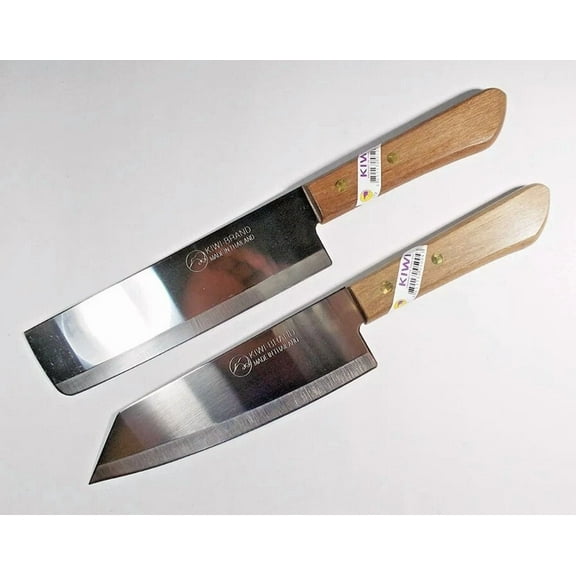 Kiwi Chef'S Kitchen Set Of 2 #171 & #172 - 6.5'' Kitchen Knives Wood Handles