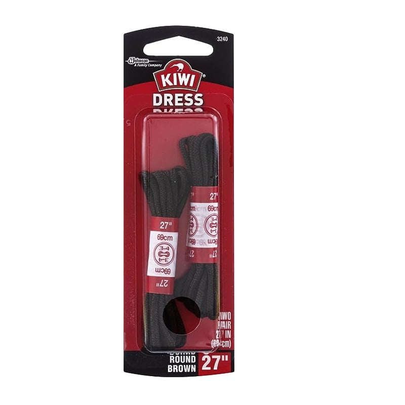 kiwi waxed dress laces Amazon.com: Kiwi 66324 27" Brown Classic Shoe Laces : Clothing, Shoes & Jewelry
