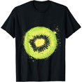 thumbnail image 1 of Kiwi Fruit Motif Scribble Illustration Kiwi T-Shirt, 1 of 5