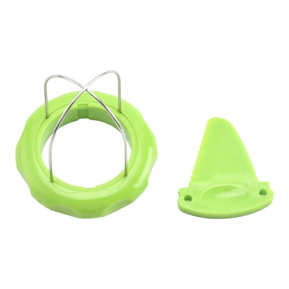 Kiwi Fruit Slicer & Peeler | 3-in-1 Kitchen Gadget for Cutting, Peeling & Coring Kiwis | Includes 1 Green Plastic Fruit Tool