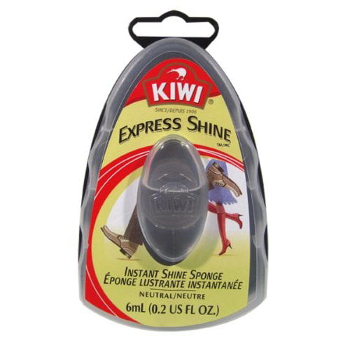 Kiwi Neutral Express Shine Sponge, Neutral, 0.2 US fl. oz. (Pack of 3) 