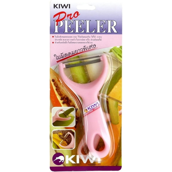 Kiwi Pro Peeler  2 Pack, Pink