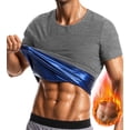 thumbnail image 1 of Kiwi Rata Sauna Shirt for Men Sweat Sauna Suit for Gym Exercise Compression Shirt Workout Shapewear, 1 of 6