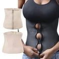 thumbnail image 1 of Kiwi-Rata Women 4 Hook & Zip Latex Waist Cincher Body Shaper Corset, 1 of 5