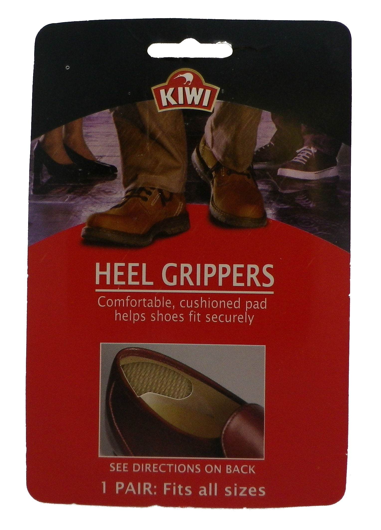 Kiwi SelfAdhesive Heel Grippers Heel Liner Cushions for Adults 1