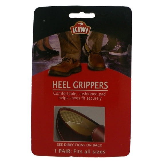 Kiwi Self-adhesive Heel Grippers Heel Liner Cushions Beige, All Sizes