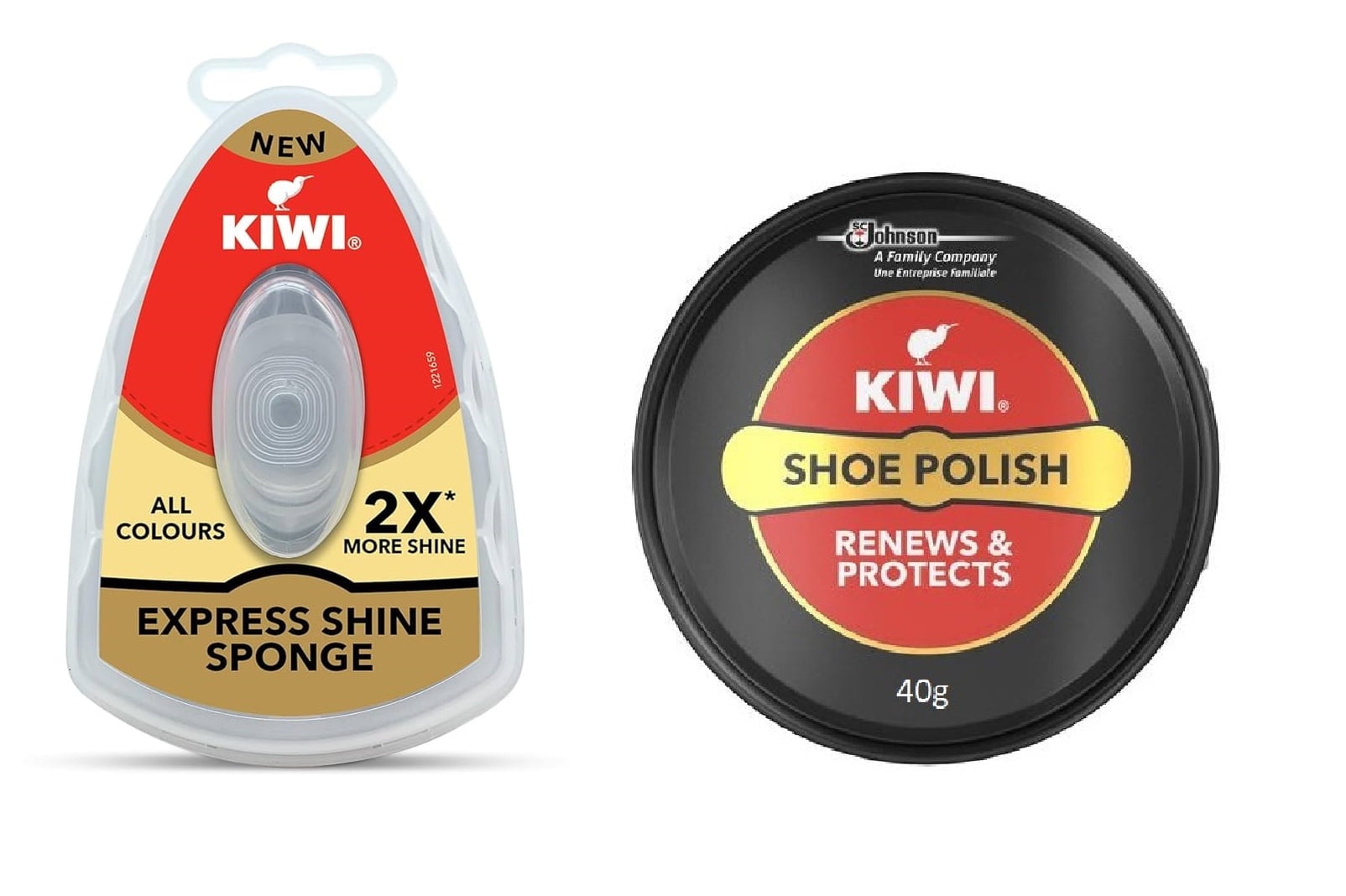 KIWI Mid Tan Shoe Polish Renews & Proects Leather 32g (1-1/8 Oz
