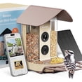 thumbnail image 1 of Kiwibit Smart Bird Feeder Camera, Solar Powered 4K WiFi Outdoor Feeder with AI Bird Identification and Real-Time Alerts, Autumn Clay, 1 of 6